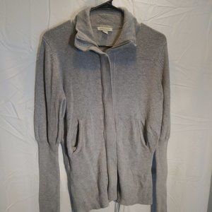 Boston Proper Zipper and Button Jacket